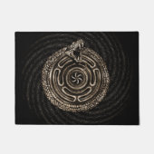 Hecate Wiel met outroboros Deurmat (Voorkant)