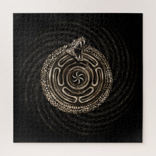 Hecate Wiel met outroboros Legpuzzel