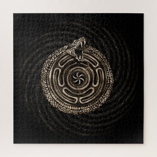 Hecate Wiel met outroboros Legpuzzel (Verticaal)