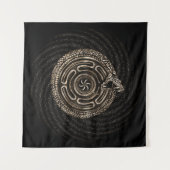 Hecate Wiel met outroboros Wandkleed (Voorkant (horizontaal))