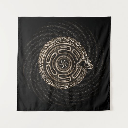 Hecate Wiel met outroboros Wandkleed (Voorkant (horizontaal))