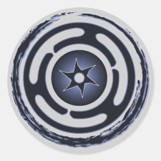 Hecate's Wheel (Blauw) Stickers