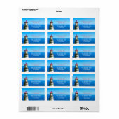 Heceta Head Lighthouder Large Return Address Label (Full Sheet)