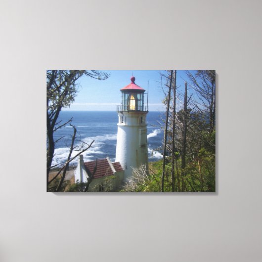 Heceta Head Lighthouse Canvas Afdruk (Voorkant)