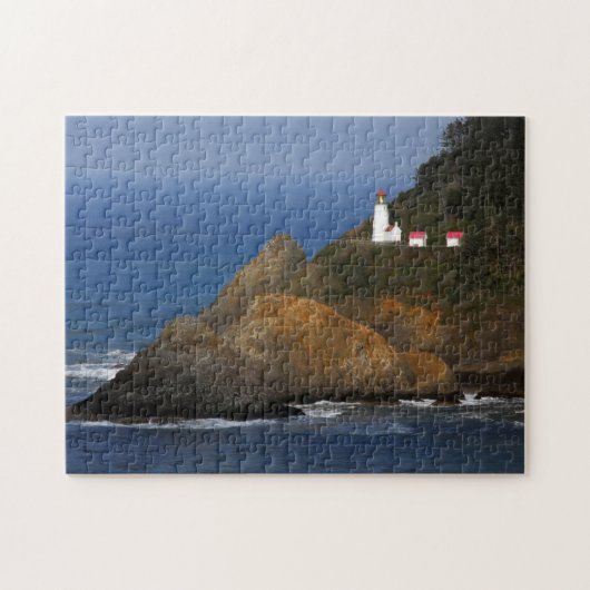 Heceta Head Lighthouse, Cape Creek, Oregon, VS Legpuzzel (Horizontaal)