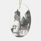 Heceta Head Lighthouse Keramisch Ornament (Links)