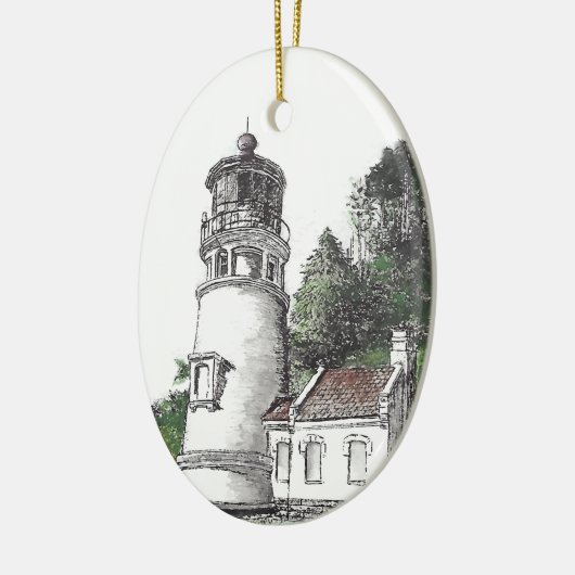 Heceta Head Lighthouse Keramisch Ornament (Links)
