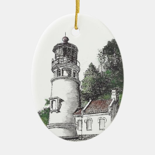 Heceta Head Lighthouse Keramisch Ornament (Voorkant)