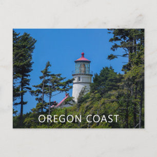 Heceta Head Lighthouse   kust van Oregon   Briefka Briefkaart
