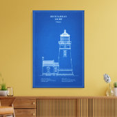 Heceta Head Lighthouse - Oregon – AD Canvas Afdruk (Insitu (Woonkamer))
