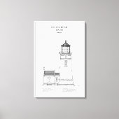 Heceta Head Lighthouse - Oregon - BD Canvas Afdruk (Voorkant)