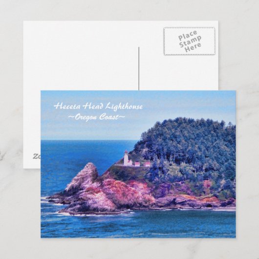Heceta Head Lighthouse Oregon Coast Briefkaart (Voorkant / Achterkant)