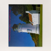 Heceta Head Lighthouse Oregon. Kerstgroeten Legpuzzel (Verticaal)