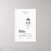 Heceta Head Lighthouse - Oregon - NL Canvas Afdruk (Voorkant)