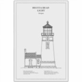 Heceta Head Lighthouse - Oregon - NL Sticker (Voorkant)