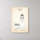 Heceta Head Lighthouse - Oregon - SBD Canvas Afdruk (Voorkant)