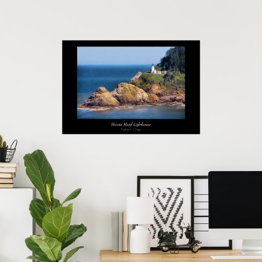 Heceta Head Lighthouse Poster (Thuiskantoor)