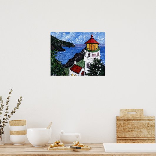 Heceta Head Lighthouse Poster (Keuken)