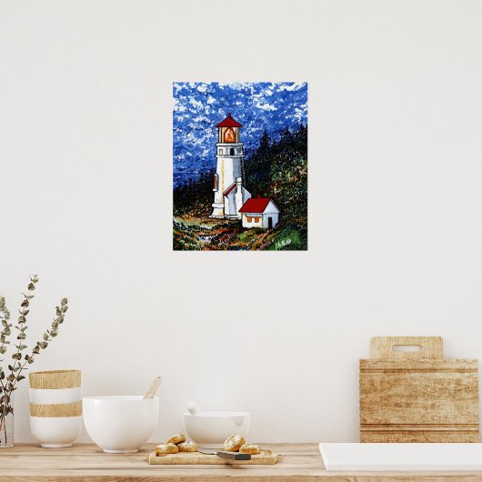 Heceta Head Lighthouse Poster (Keuken)