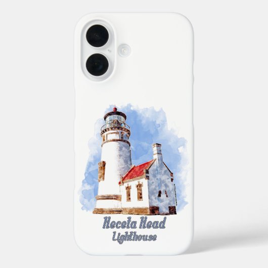 Heceta Head Lighthouse Waterverf - Eindhoven Case-Mate iPhone Case (Achterkant)