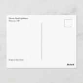 Heceta Head Lighthouse & Zee Lions, OF Briefkaart (Achterkant)