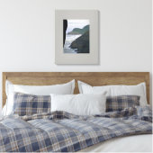Heceta Head Lighthouse & Zee Lions, OF Canvas Afdruk (Insitu (Slaapkamer))