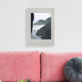 Heceta Head Lighthouse & Zee Lions, OF Canvas Afdruk (Insitu (Woonkamer))