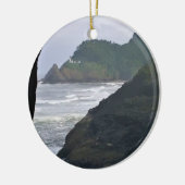 Heceta Head Lighthouse & Zee Lions, OF Keramisch Ornament (Links)