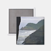 Heceta Head Lighthouse & Zee Lions, OF Magneet (Voorkant / Achterkant)