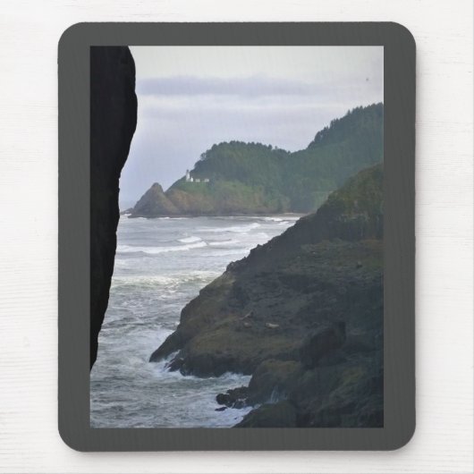 Heceta Head Lighthouse & Zee Lions, OF Muismat (Voorkant)