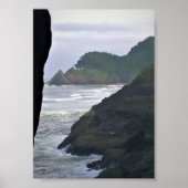 Heceta Head Lighthouse & Zee Lions, OF Poster (Voorkant)