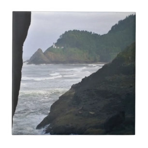 Heceta Head Lighthouse & Zee Lions, OF Tegeltje