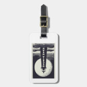 Heceta Head vuurtoren Oregon Moon Bagagelabel (Voorkant verticaal)