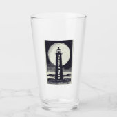 Heceta Head vuurtoren Oregon Moon Glas (Voorkant)