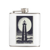 Heceta Head vuurtoren Oregon Moon Heupfles (Voorkant)