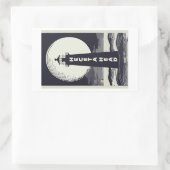 Heceta Head vuurtoren Oregon Moon Rechthoekige Sticker (Tas)