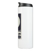 Heceta Head vuurtoren Oregon Moon Thermosbeker (Geroteerd rechts)