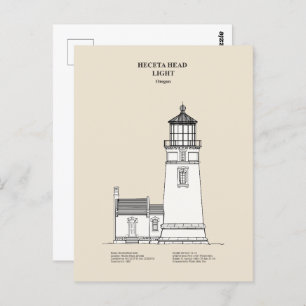 Heceta Head vuurtoren - Oregon - SBD Briefkaart
