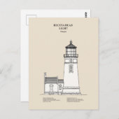 Heceta Head vuurtoren - Oregon - SBD Briefkaart (Voorkant / Achterkant)