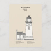 Heceta Head vuurtoren - Oregon - SBD Briefkaart (Voorkant)