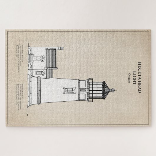 Heceta Head vuurtoren - Oregon - SBD Legpuzzel (Horizontaal)