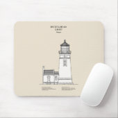 Heceta Head vuurtoren - Oregon - SBD Muismat (Met muis)