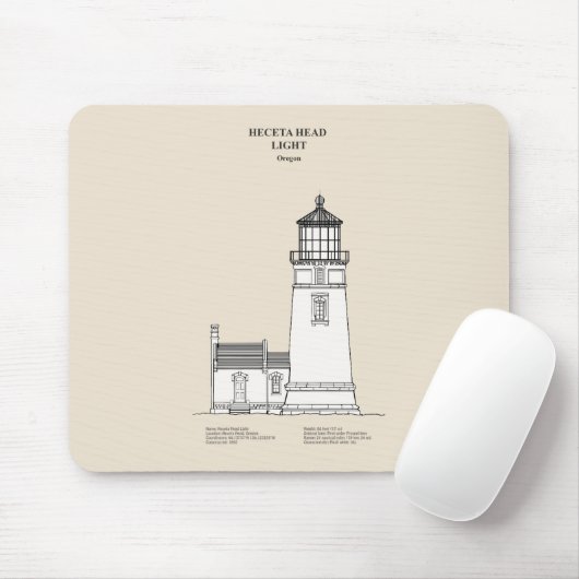 Heceta Head vuurtoren - Oregon - SBD Muismat (Met muis)