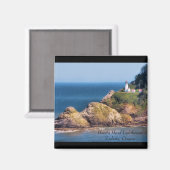 Heceta Head Vuurtorenmagneet Magneet (Voorkant / Achterkant)