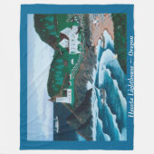 Heceta Lighthouse Fleece Blanket Deken (Voorkant)