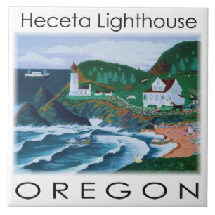 Heceta Lighthouse Tile Tegeltje