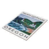 Heceta Lighthouse Tile Tegeltje (Zijkant)