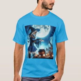 Hechizos Bajo la Luna: La Bruja del Halloween T-shirt