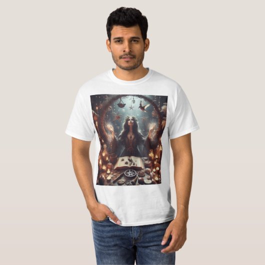 Hechizos y brujería t-shirt (Voorkant volledig)