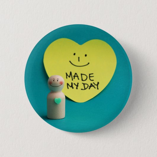 Hecho el día ronde button 5,7 cm (Voorkant)